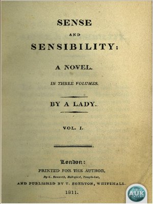 cover image of Sense and Sensibility